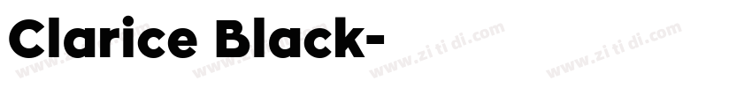 Clarice Black字体转换 Clarice Black字体转换